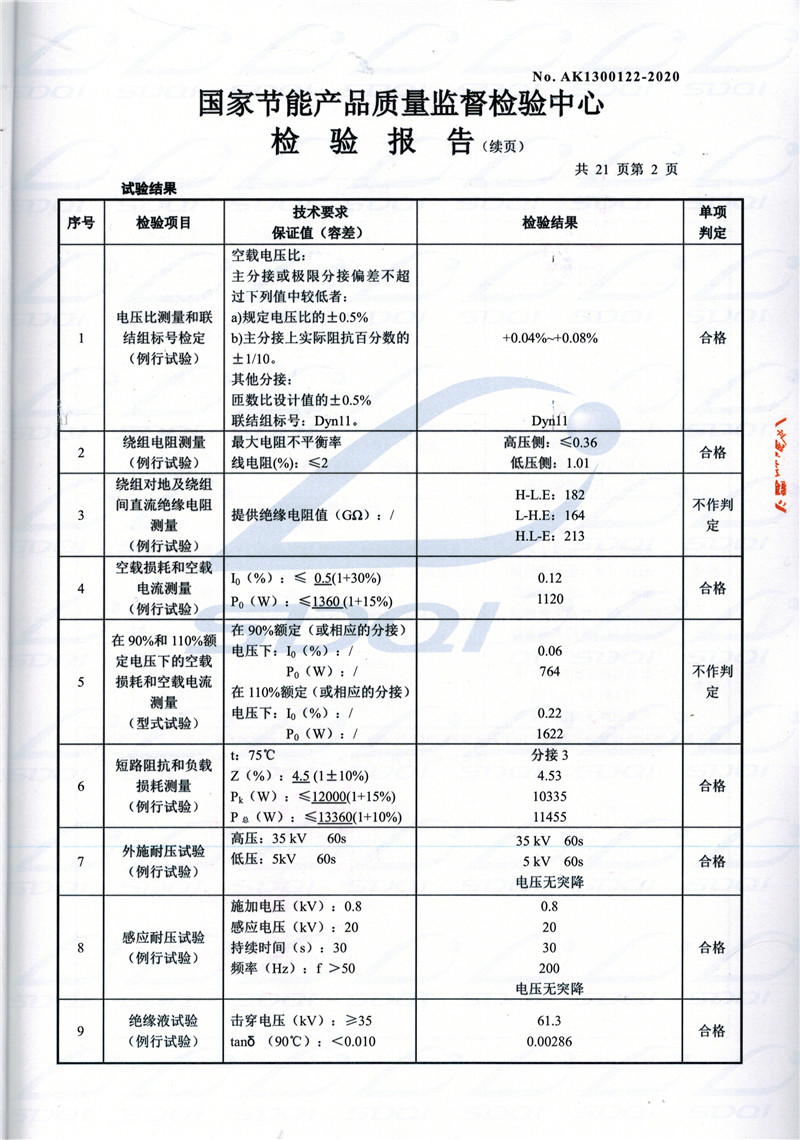 高低压试验报告-S11-1250滨城滨城滨城油浸式变压器-2.jpg